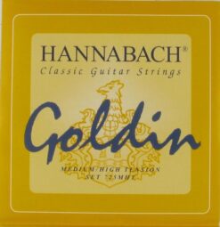 Hannabach Classical Guitar Goldin Medium/High Tension, 725